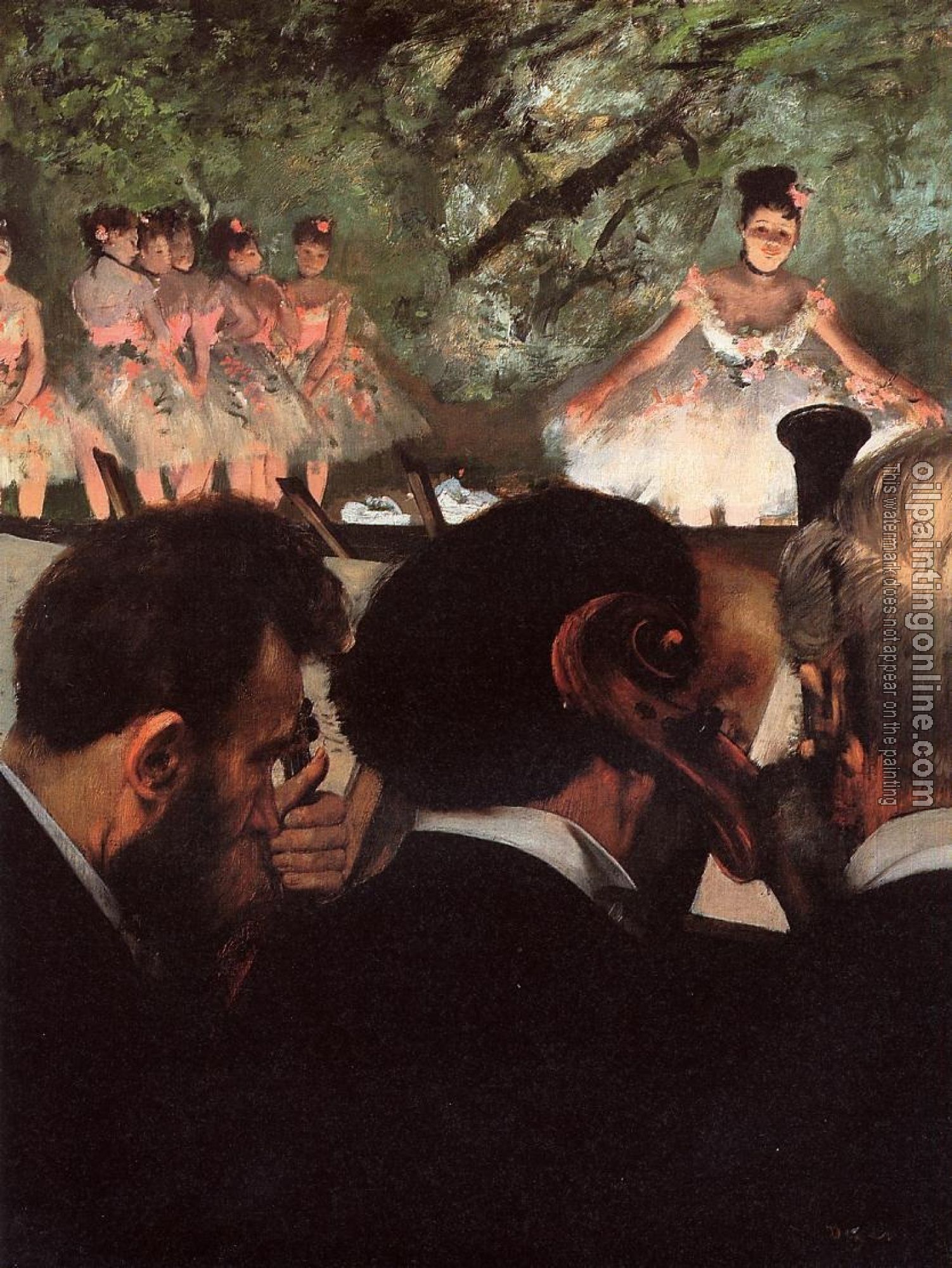 Degas, Edgar - Musicians in the Orchestra